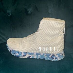 NOBULL White High-Top Sneakers Unisex Men’s Sz 9/Women’s 10.5